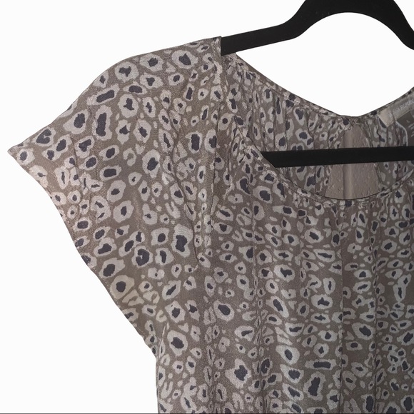 banana republic leopard shirt